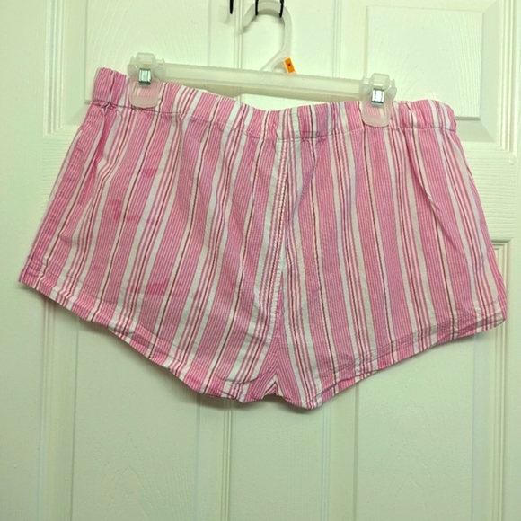 J.Crew Pink Striped pajama shorts - Picture 4 of 7